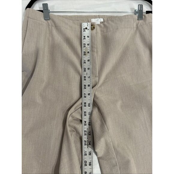 J. Jill Womens Pants Tan 12 Premium Bi-Stretch‎ Career Cotton Rayon Blend Casual - Picture 6 of 11